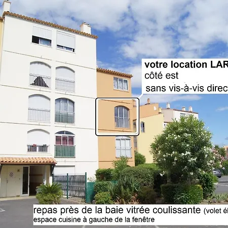Appartement Lara 5 - Grand T2 Sans Vis-a-vis Parking - Pres Centre-port, Ile Des Loisirs, Richelieu Agde